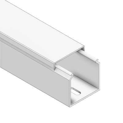 65-000-0 MODULAR SOLUTIONS PLASTIC CONDUIT<br>38MM X 38MM 45 GRAY 6.5'